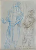 Iberê Camargo, Sem Título, 1987, guache sobre papel