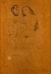 Casal by Ismael Nery, nanquim sobre papel, offered Sep 2026