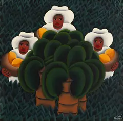 José Sabóia, Agricultores, óleo sobre tela