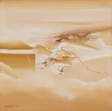 Paisagem de Beiji by Masumi Tsuchimoto, 1981, óleo sobre tela, offered Sep 2026