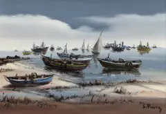 Sílvio Pinto, Marinha, óleo sobre tela
