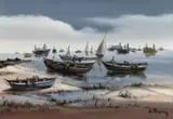 Sílvio Pinto, Marinha, óleo sobre tela