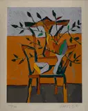 Chen Kong Fang, Cadeira com Vaso de Flor