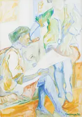 Sem Título by Goldenberg, 1985, óleo sobre tela, offered Sep 2026