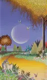 Mario Campello, Unicórnios, 1987, óleo sobre tela