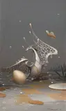 Roni Brandão, Ninho dos Pássaros Mágicos II, 1983, óleo sobre tela