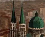 Vittorio Gobbis, Catedral Da Sé, 1957, óleo sobre tela