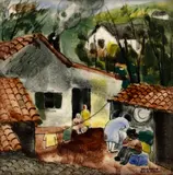 Sem Título by Osirarte - Mario Zanini, azulejo, offered Aug 2026
