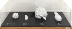 Ai Weiwei, F.O.D.A. ( Fruta-do-conde, Ostra, Dendê e Abacaxi), 2018, cerâmica