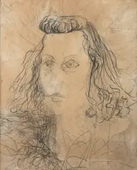 Flavio De Carvalho, Figura Feminina, 1942, grafite sobre papel
