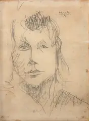 Flavio De Carvalho, Sem Título, 1939, grafite sobre papel