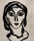 Ismael Nery, Figura Feminina, nanquim sobre papel