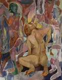 Maya Weishof, Sem Título, óleo sobre tela