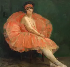 Bailarina by Oscar Pereira da Silva, óleo sobre tela, offered Aug 2026