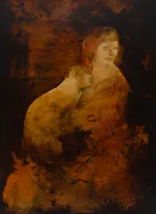 Sem Título by Carlos Araujo, óleo sobre madeira, offered Aug 2026