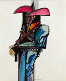 Aldemir Martins, Cangaceiro, 1967, acrílica sobre tela