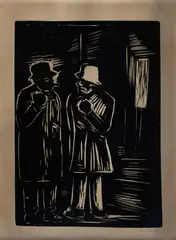 Oswaldo Goeldi, Sem Título, xilogravura