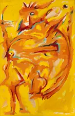 Diabo Gin by Ivald Granato, 1988, óleo sobre tela, offered Aug 2026