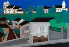 Djanira da Motta e Silva, Paisagem, guache sobre papel