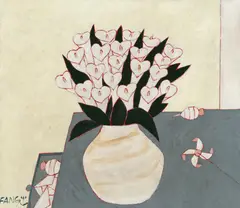Vaso de Flores by Chen Kong Fang, óleo sobre tela, offered Aug 2026