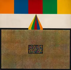 Dissociação das Cores by Claudio Tozzi, 1974, liquitex sobre tela colado em placa, offered Aug 2026