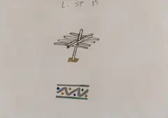 Sem Título by Leonilson, 1983, aquarela sobre papel, offered Aug 2026