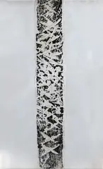 Frans Krajcberg, Sem Título, 1964, relevo sobre papel moldado