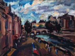 Sem Título by Sergio Telles, óleo sobre placa, offered Aug 2026