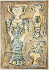 Sem Título by Massimo Campigli, 1952, litogravura, offered Jan 2026