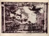 Ubirajara Ribeiro, Paisagem, 1976, litogravura