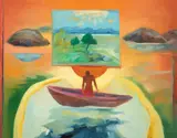 Caminho Das Pedras - Pedra De Guaratiba by Aloysio Zaluar, 1975, óleo sobre tela, offered Jan 2026