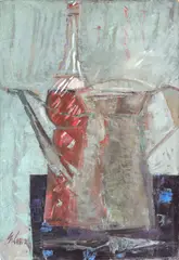 Sem Título by Ernesto Lacerda, vinil encerado sobre eucatex, offered Jan 2026