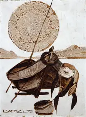 Sem Título by Baptista, 1975, óleo sobre tela eucatex, offered Jan 2026
