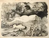 Octávio Aráujo, Hiponos, 1987, litogravura