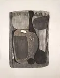 Conversation Between Owls by Martha Zelt De Millan, 1961, xilogravura, offered Jan 2026