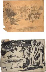 Sem Título by E. P. Sigaud, 1961, técnica mista sobre papel, offered Jan 2026