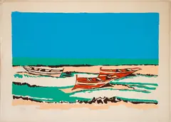 Sem Título by Guel Silveira, 1979, serigrafia, offered Jan 2026