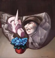 Alegoria by Mino Carta, 1983, óleo sobre tela, offered Jan 2026