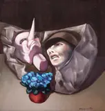 Mino Carta, Alegoria, 1983, óleo sobre tela