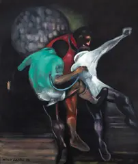 A Vitória by Mino Carta, 1986, óleo sobre tela, offered Jan 2026