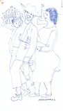 Sem Título by Fulvio Pennacchi, 1984, caneta esferográfica sobre papel, offered Jan 2026