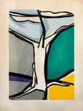 Aldo Bonadei, Sem Tíutlo, 1971, xilogravura