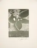 Ciro Fernandes, Sem Título, 1981, xilogravura