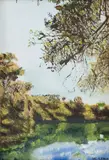 Paisagem com Rio by Walter Leme, 2011, óleo sobre tela, offered Jan 2026