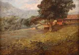 Paisagem by Jorge De Mendonça, óleo sobre tela, offered Jan 2026