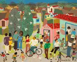 Subúrbio by Fernando Vieira Da Silva, 1978, óleo sobre tela, offered Jan 2026