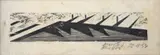 Dorothy Bastos, Composição, 1955, xilogravura