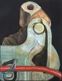 Glauco Pinto de Moraes, Engate Liberto, 1982, óleo sobre tela