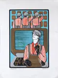 Sem título by Henrique Léo Fuhro, 1984, serigrafia, offered Jan 2026