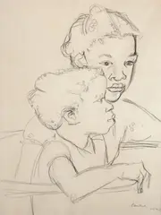 Sem Título by Martha Loutsch, 1942, grafite sobre papel, offered Jan 2026